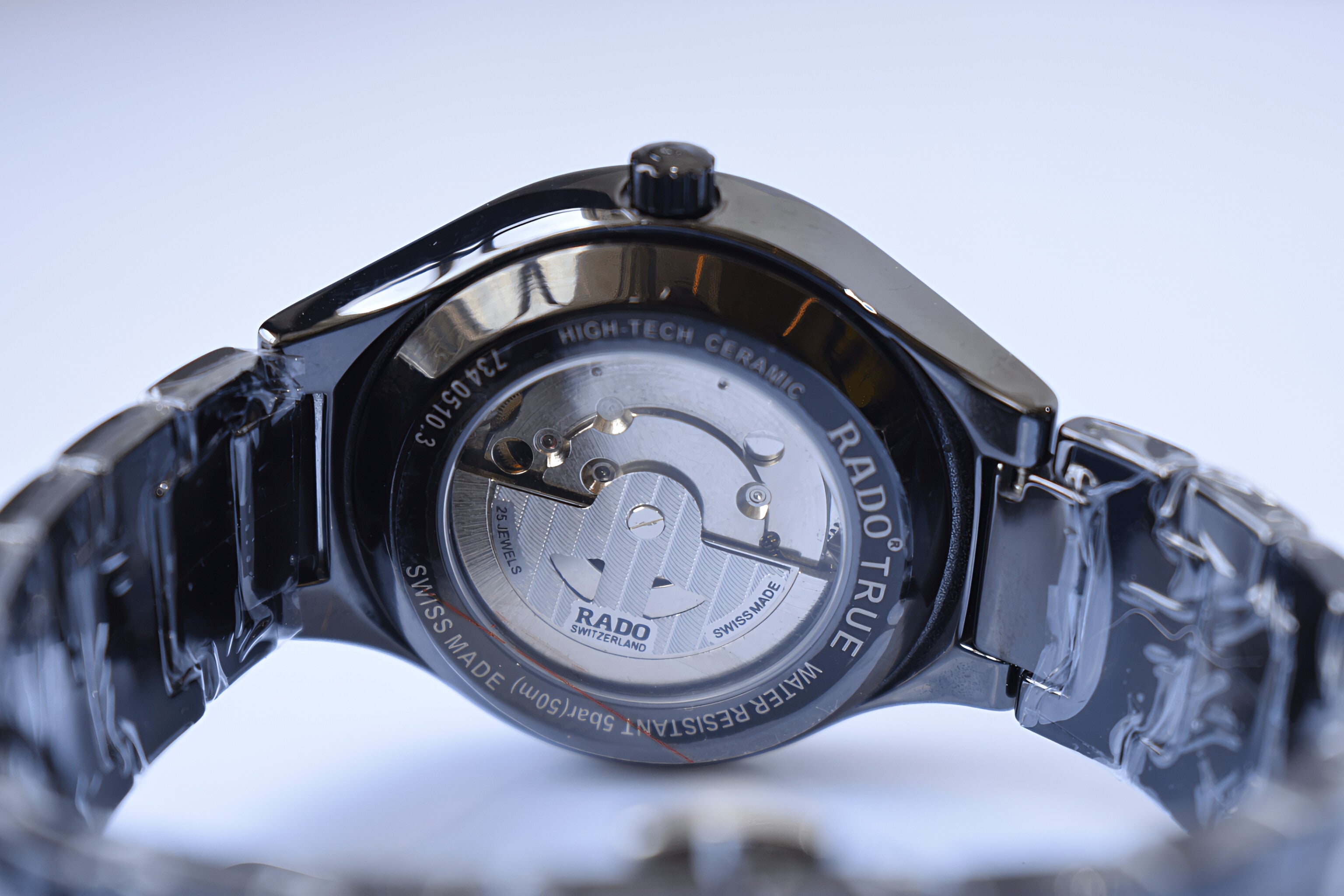 Rado True Round Black Ceramic Limited Edition Masonic Watch